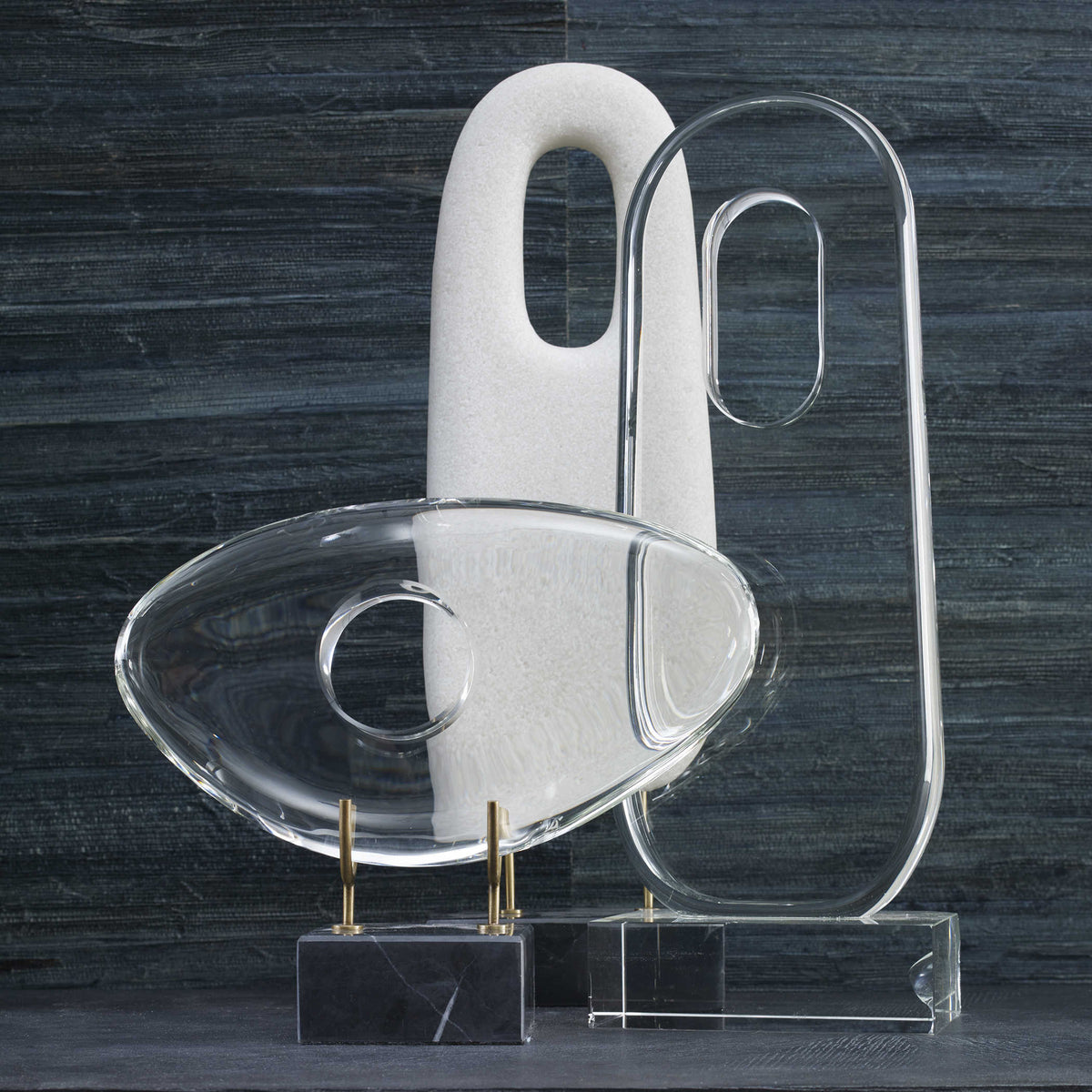 Uttermost Accessories Minion Sculpture - Crystal Tall House of Isabella UK