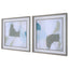 Uttermost Accessories Mist Shapes Framed Prints, Set/2 House of Isabella UK