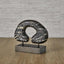 Uttermost Accessories Modern Tunnel Vision Sculpture in Black Marble House of Isabella UK