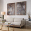 Uttermost Accessories Molten Patina Framed Canvases, Set of 2 House of Isabella UK