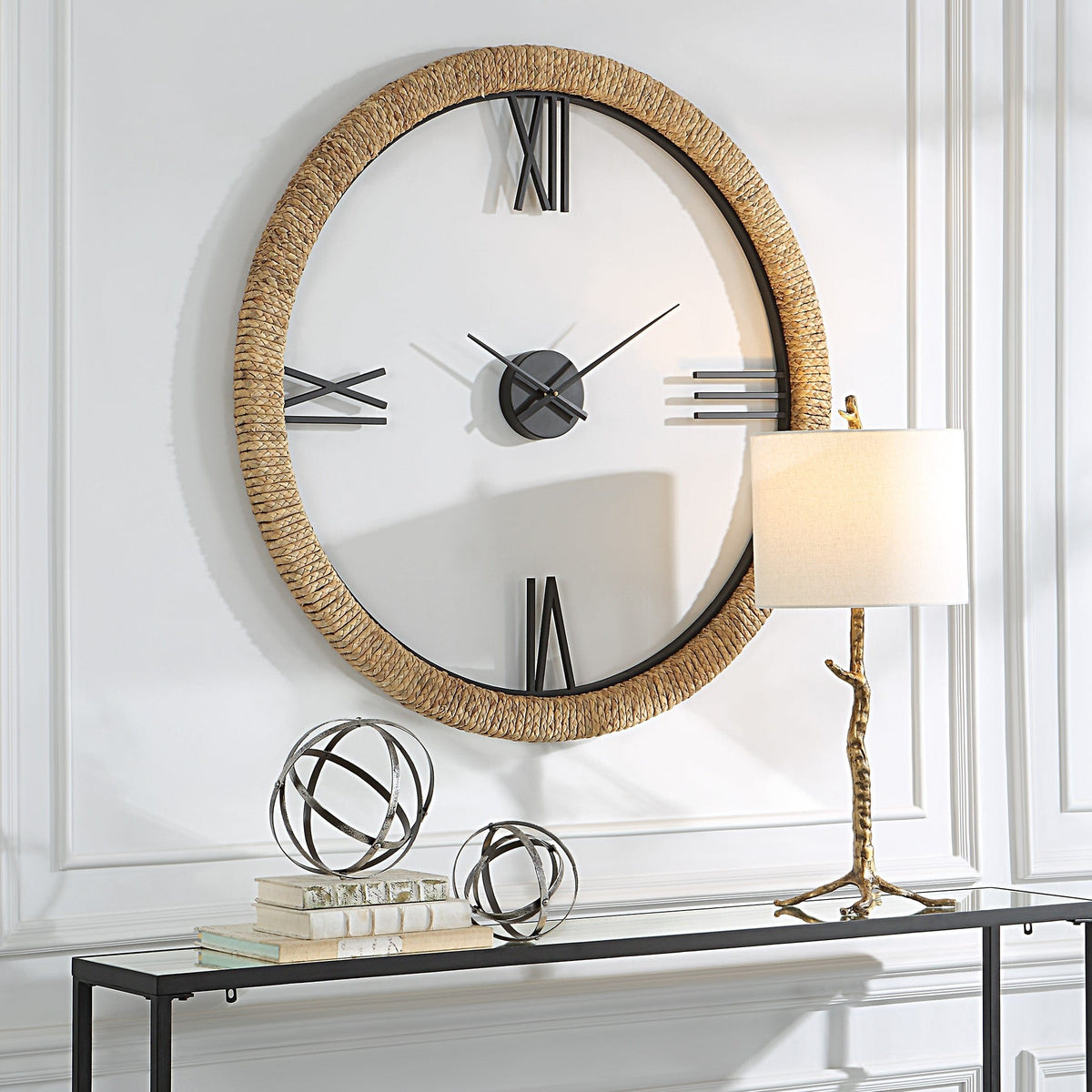 Uttermost Accessories Montecito Coastal Modern Wall Clock House of Isabella UK