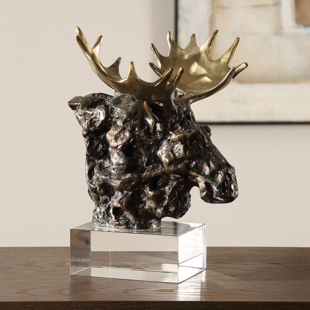 Uttermost Accessories Moose Bust Sculpture House of Isabella UK