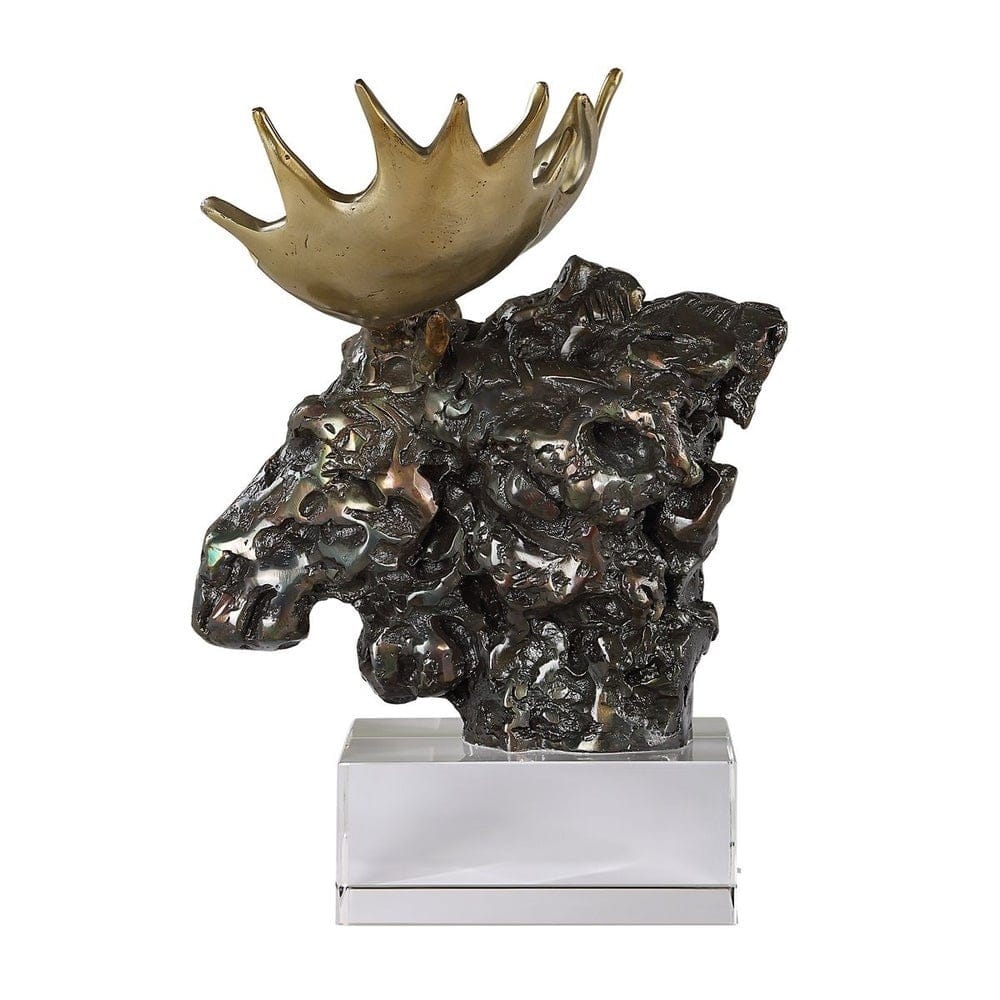 Uttermost Accessories Moose Bust Sculpture House of Isabella UK