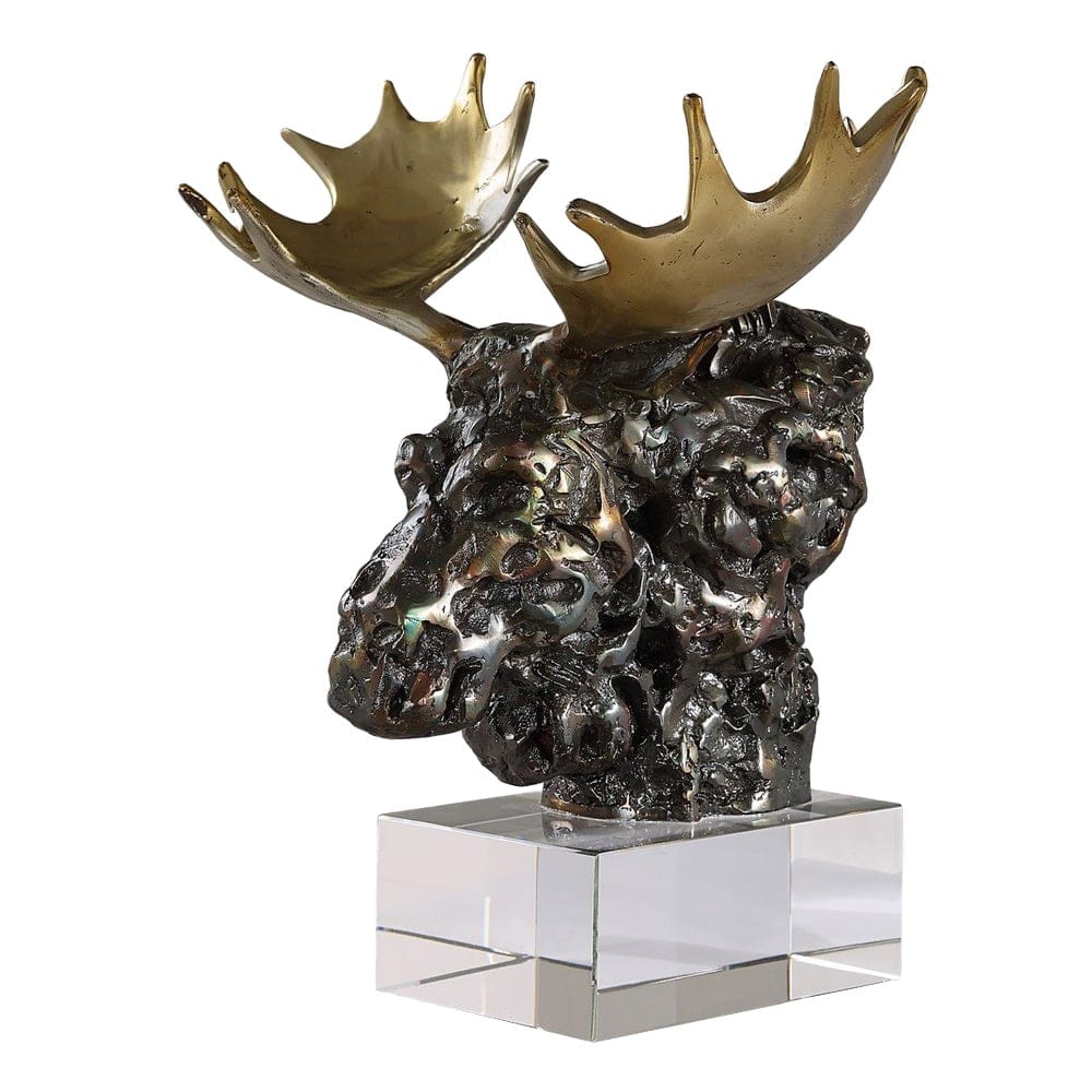 Uttermost Accessories Moose Bust Sculpture House of Isabella UK