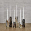 Uttermost Accessories Multifaceted Taper Candleholders - Crystal, Set of 3 House of Isabella UK