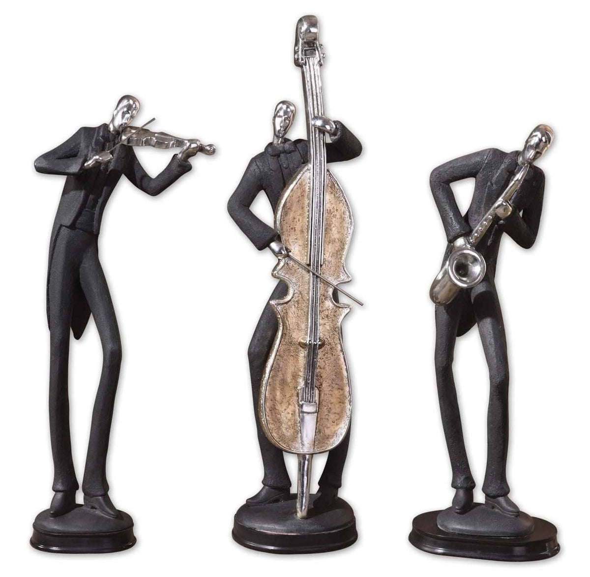 Uttermost Accessories Musicians Decorative Figurines, Set/3 House of Isabella UK