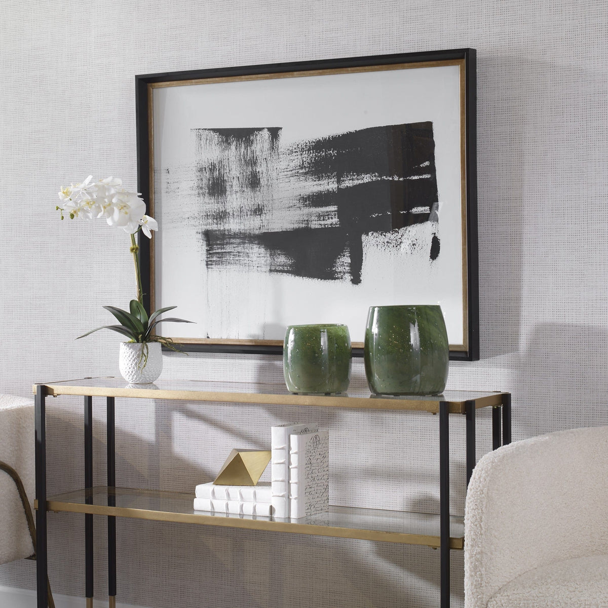 Uttermost Accessories Mystere Framed Contemporary Print House of Isabella UK