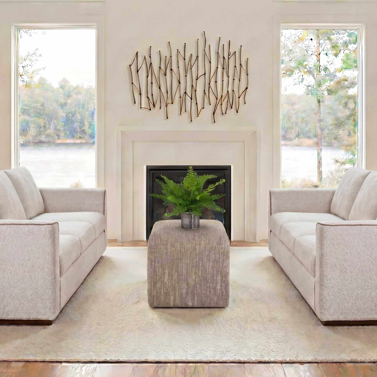 Uttermost Accessories Nature's Rhythm Gold Metal Wall Decor House of Isabella UK