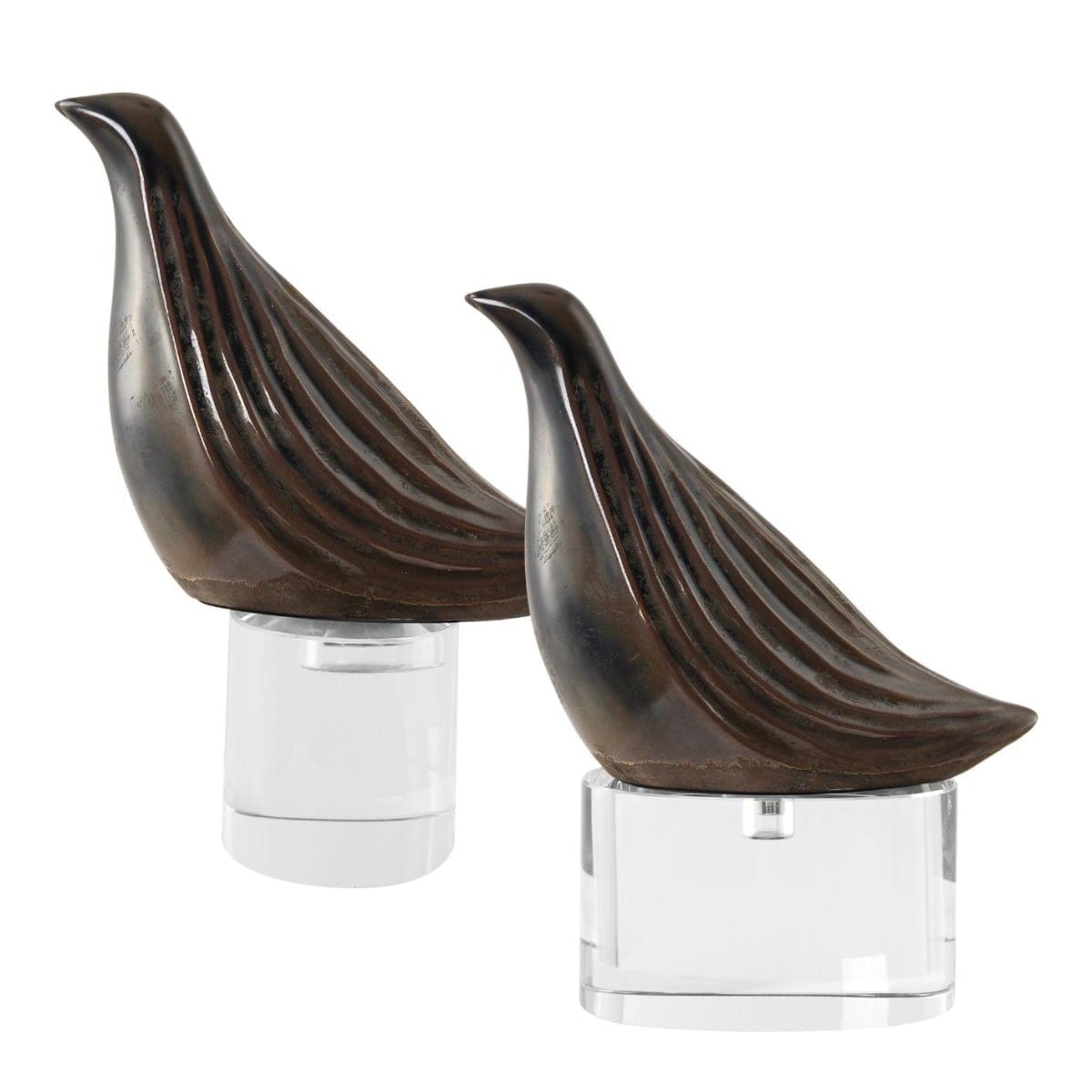 Uttermost Accessories Nesting Bird Gray Sculptures, Set of 2 House of Isabella UK