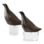 Uttermost Accessories Nesting Bird Gray Sculptures, Set of 2 House of Isabella UK
