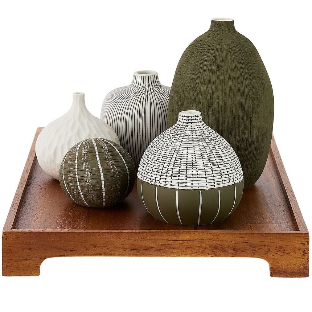 Uttermost Accessories Nestling Vases in Forest - Set of 5 House of Isabella UK