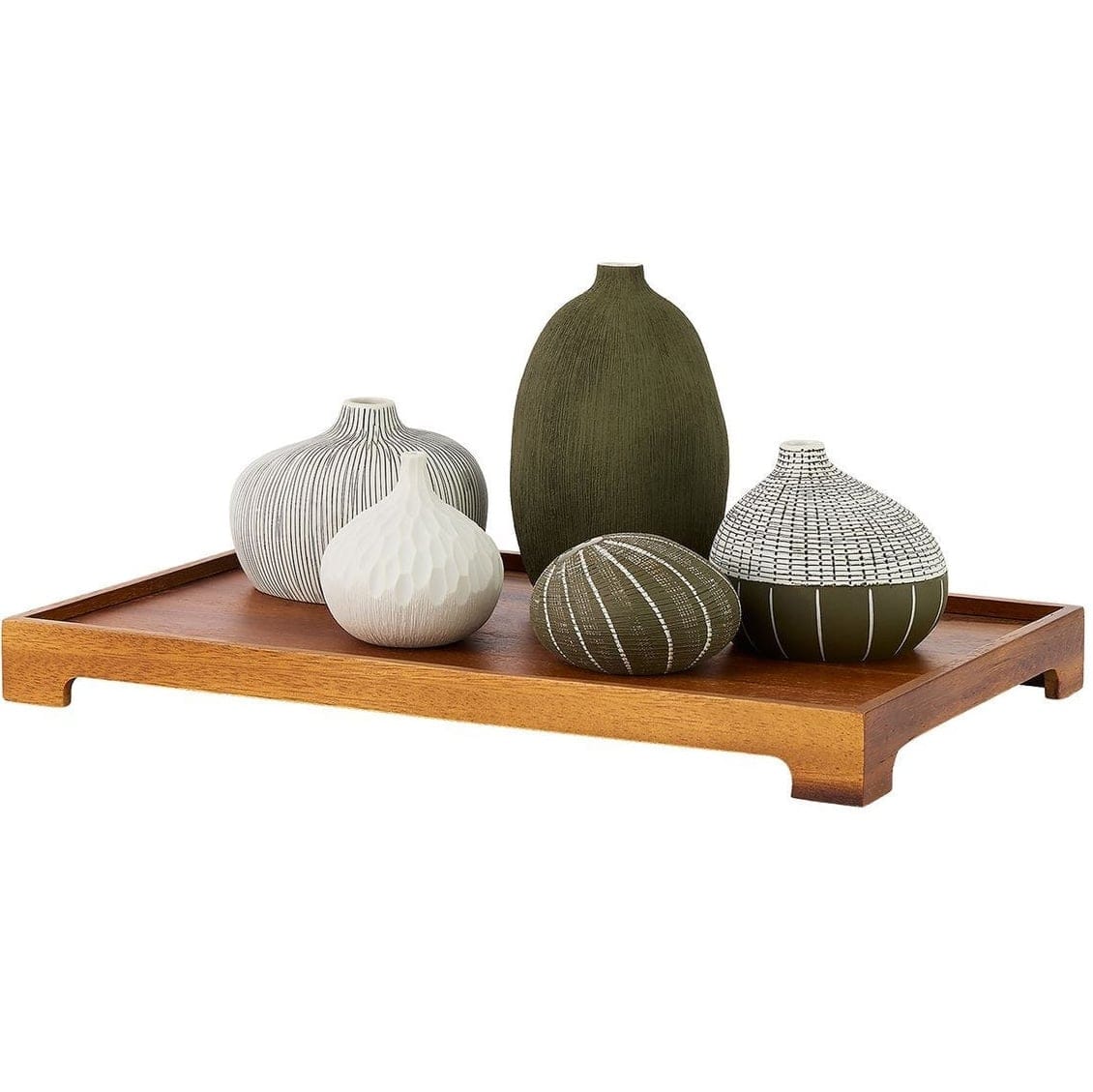 Uttermost Accessories Nestling Vases in Forest - Set of 5 House of Isabella UK