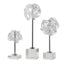 Uttermost Accessories Neuron Glass Table Top Sculptures, Set of 3 House of Isabella UK