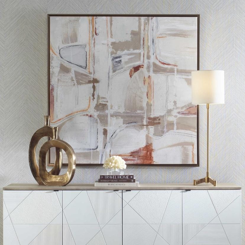Uttermost Accessories Neutral Nirvana Abstract Canvas Art House of Isabella UK