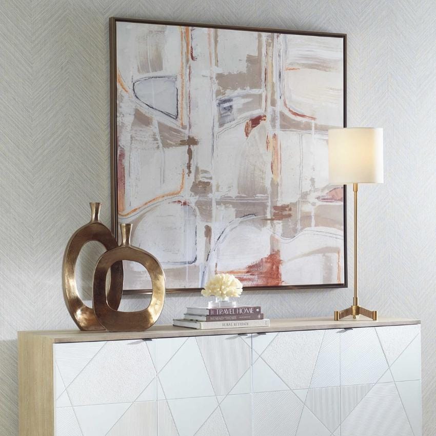 Uttermost Accessories Neutral Nirvana Abstract Canvas Art House of Isabella UK