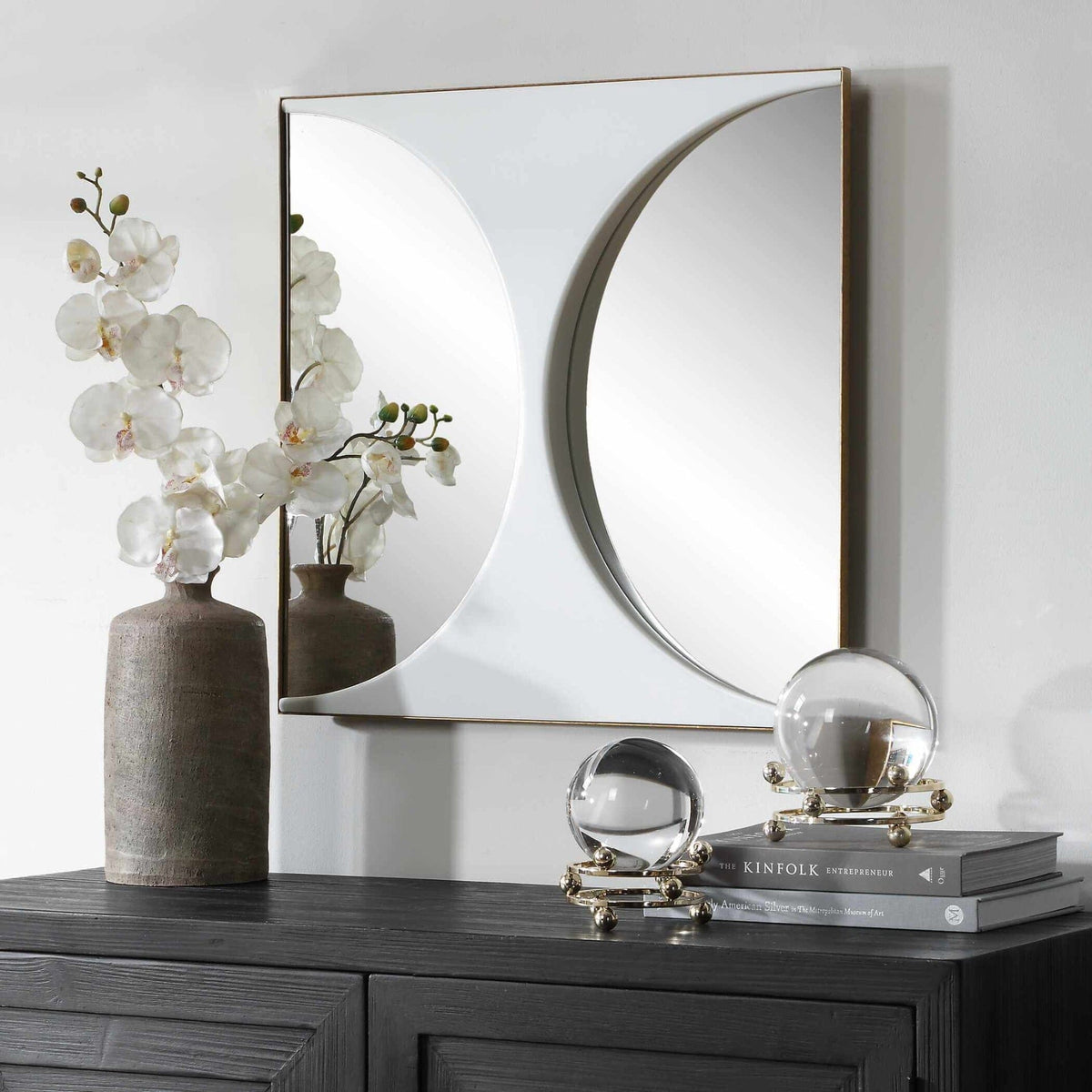 Uttermost Accessories New Moon Mirrored Wall Decor House of Isabella UK