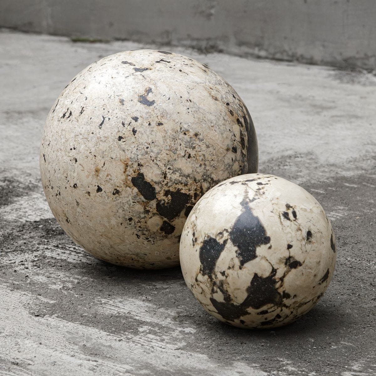 Uttermost Accessories Nouveau Coral Stone Decorative Spheres - Set of 2 House of Isabella UK