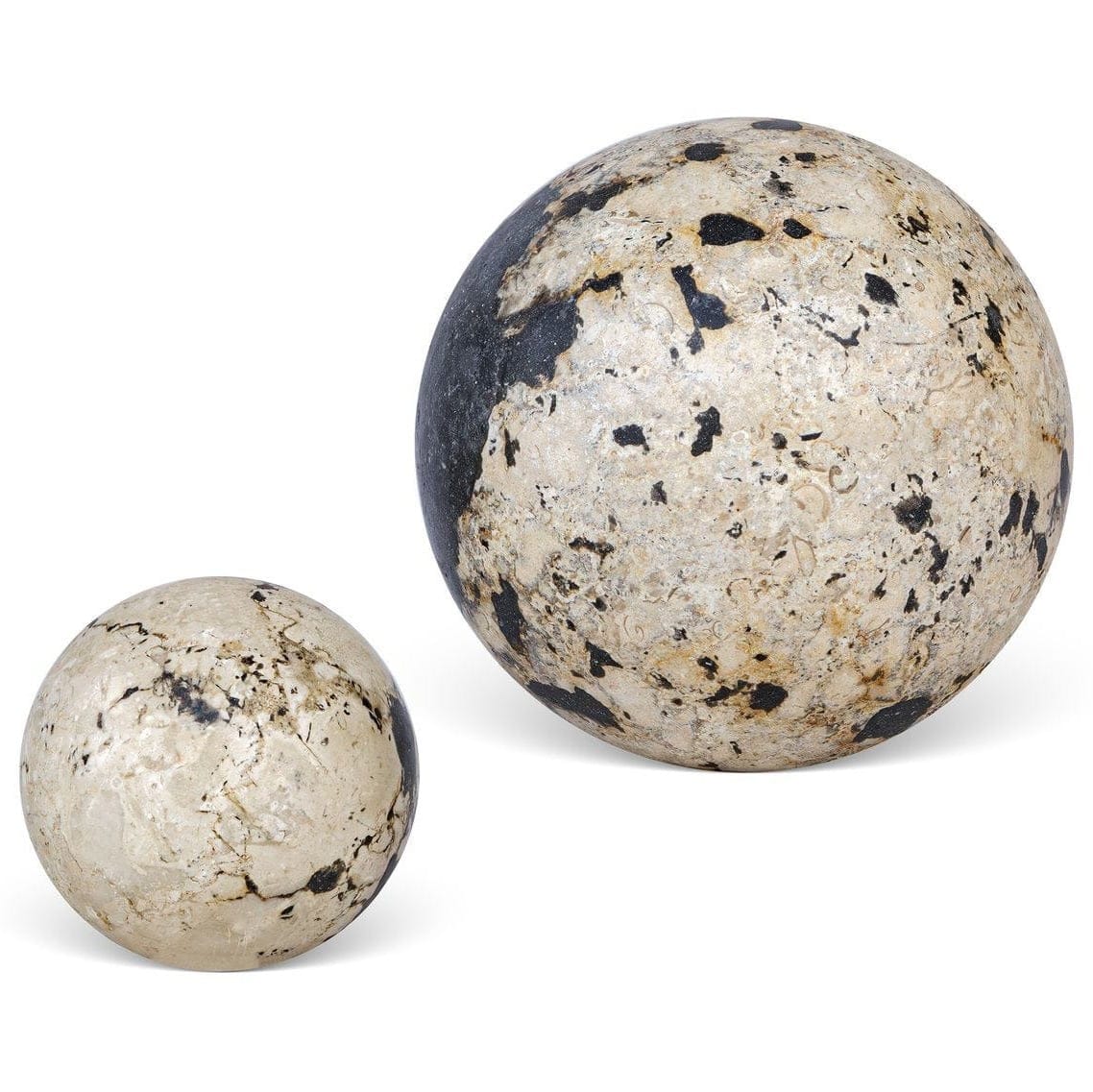 Uttermost Accessories Nouveau Coral Stone Decorative Spheres - Set of 2 House of Isabella UK