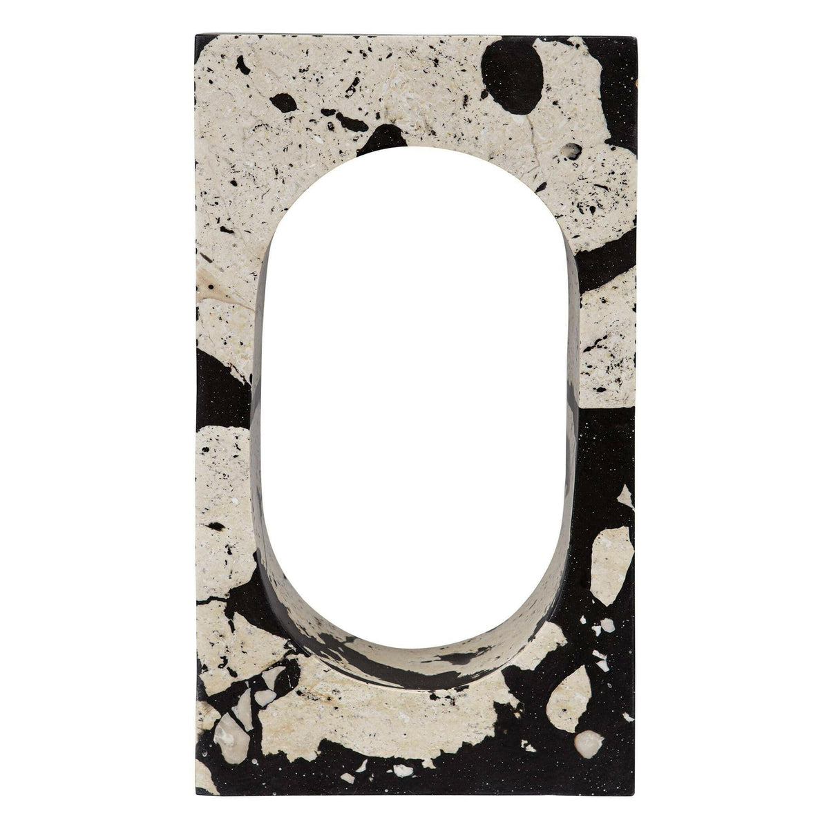 Nouveau White Coral Stone Sculpture.