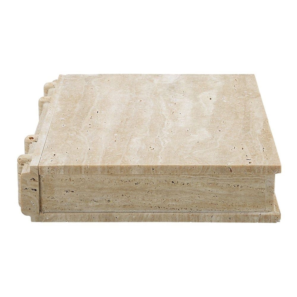 Uttermost Accessories Novel Box in Travertine Large House of Isabella UK