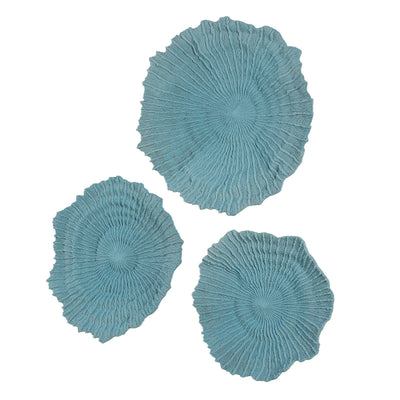 Uttermost Accessories Ocean Gems Wall Decor, Blue Set of 3 House of Isabella UK