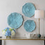 Uttermost Accessories Ocean Gems Wall Decor in Blue - Set of 3 House of Isabella UK