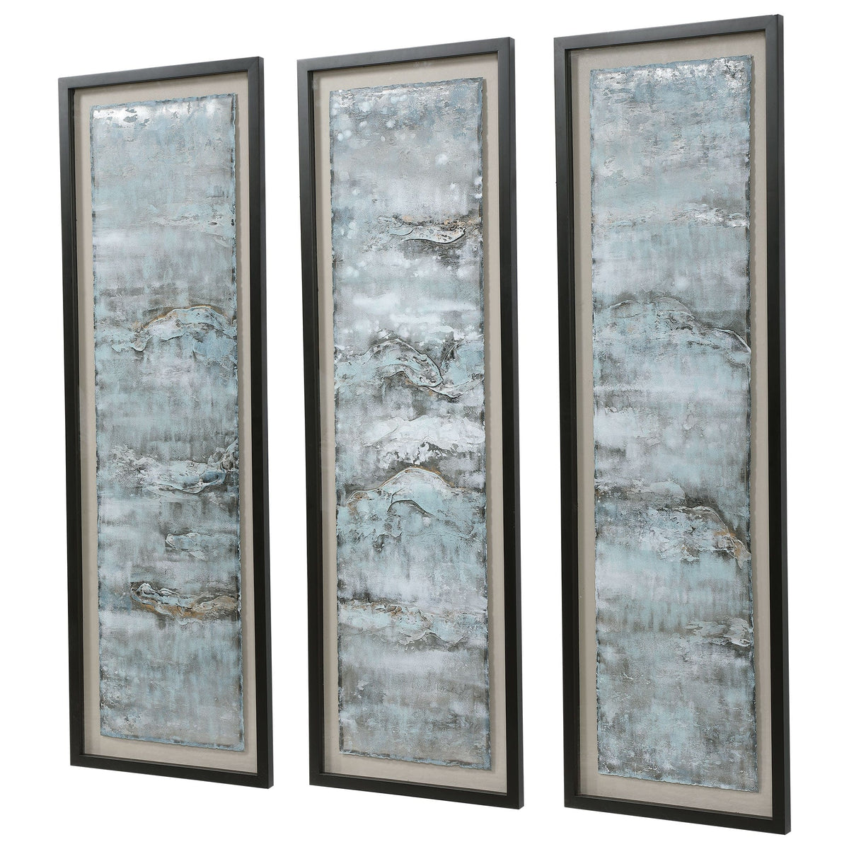 Uttermost Accessories Ocean Swell Painted Metal Shadow Box House of Isabella UK