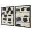 Uttermost Accessories On The Line Framed Canvases Set of 2 House of Isabella UK