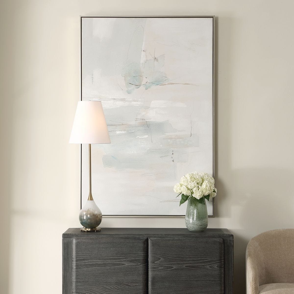 Uttermost Accessories One And Only Hand Painted Abstract Art House of Isabella UK