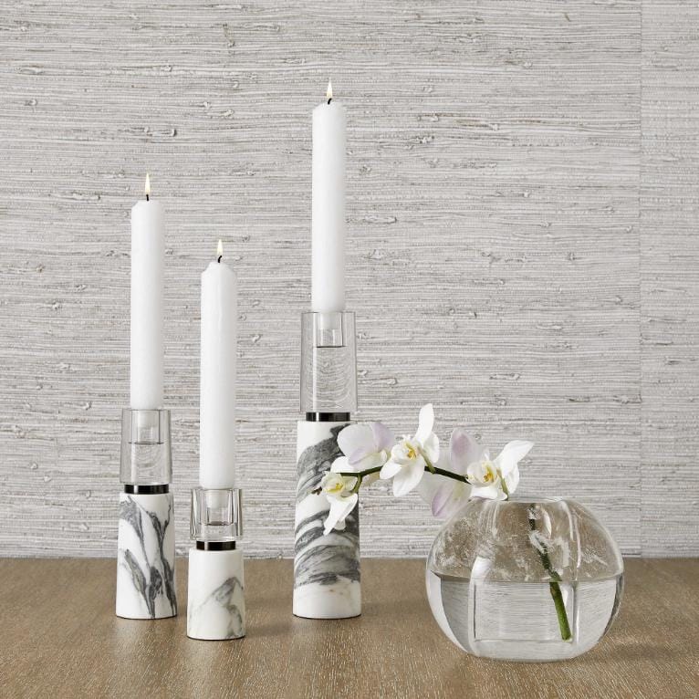 Uttermost Accessories Optic Candleholders - Marble, Set of 3 House of Isabella UK
