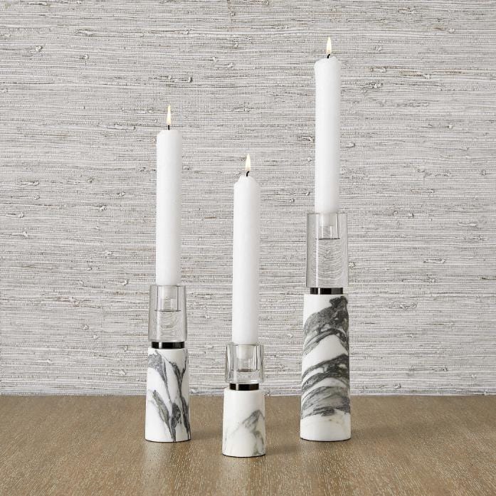 Uttermost Accessories Optic Candleholders - Marble, Set of 3 House of Isabella UK