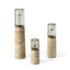 Uttermost Accessories Optic Candleholders - Travertine, Set of 3 House of Isabella UK