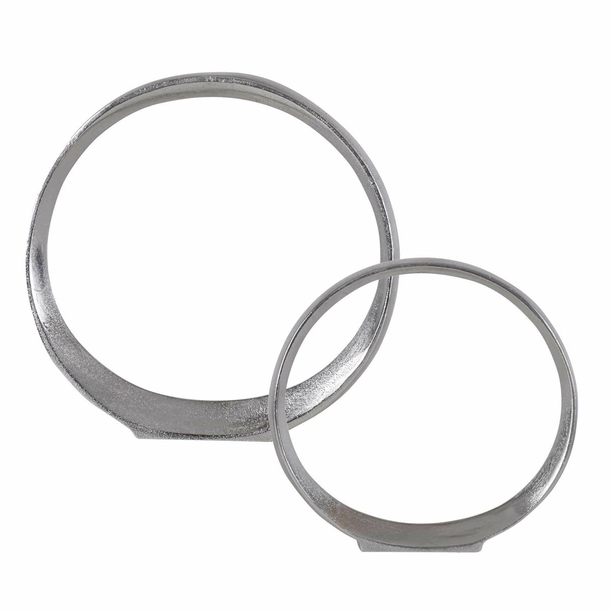 Orbits Nickel Ring Sculptures, S/2.
