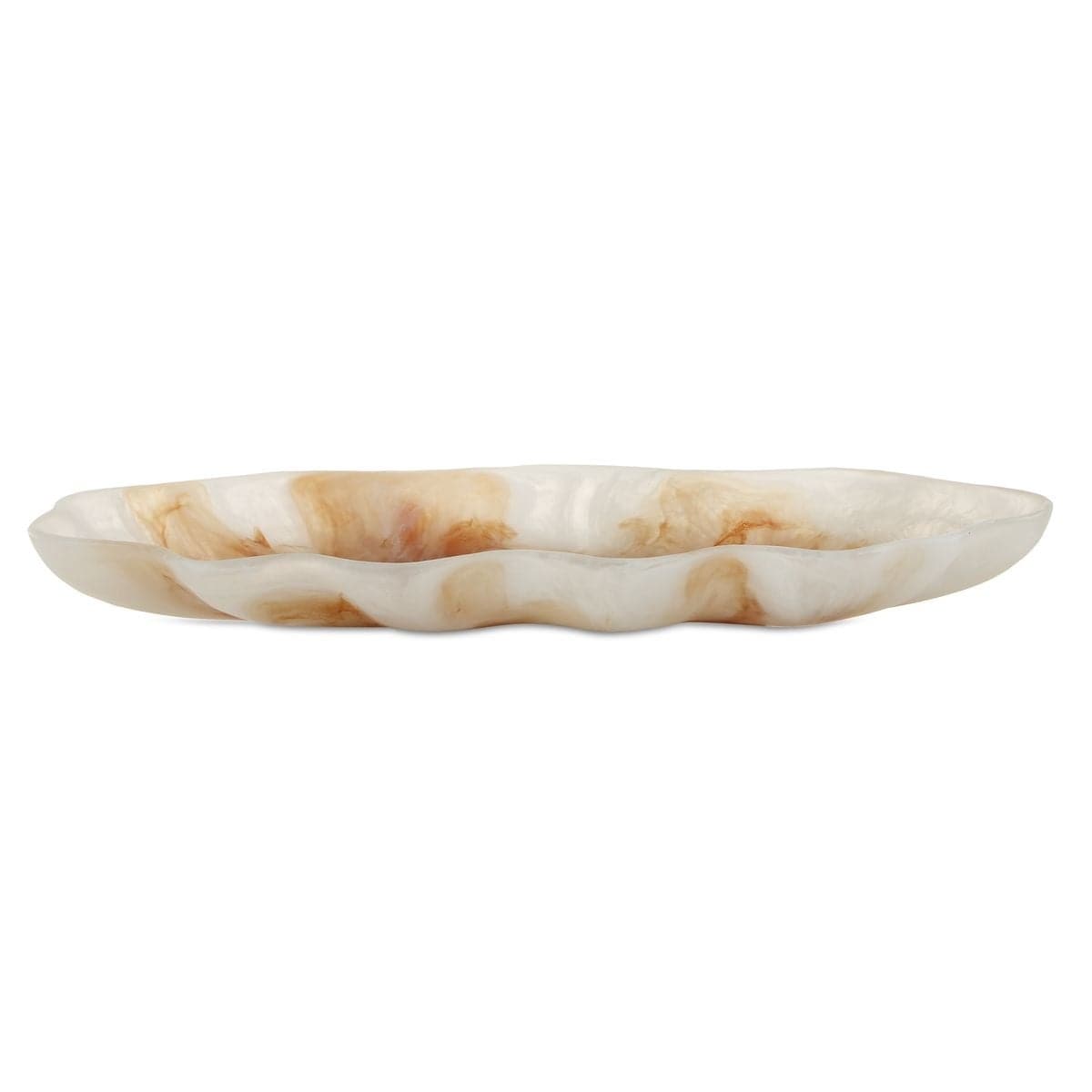 Uttermost Accessories Organic Elegance Wavy Oval Bowl House of Isabella UK
