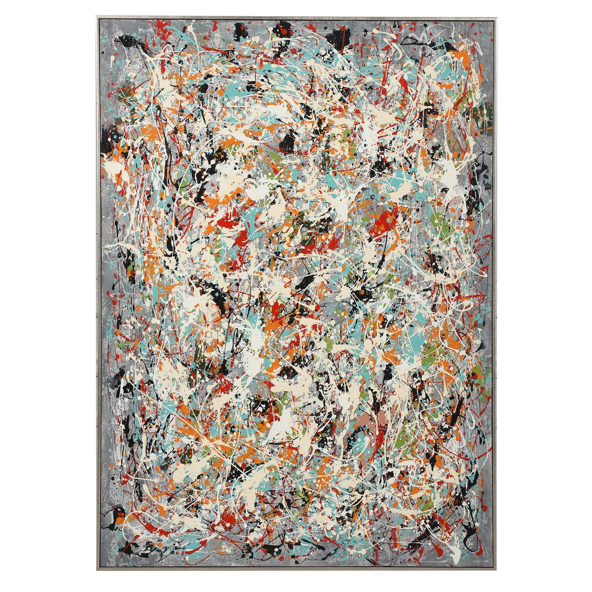 Uttermost Accessories Organized Chaos Hand Painted Canvas House of Isabella UK