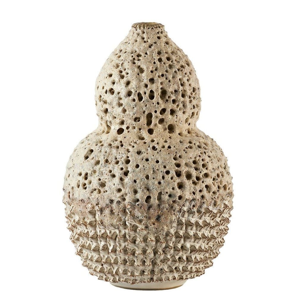 Uttermost Accessories Out of my Gourd Vase in Off-White - Small House of Isabella UK