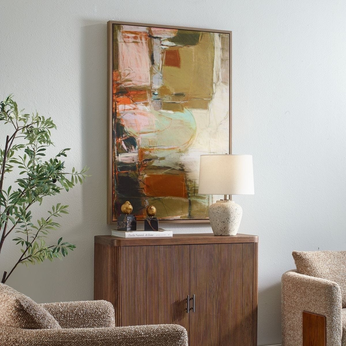 Uttermost Accessories Palace Walls Framed Abstract Art House of Isabella UK