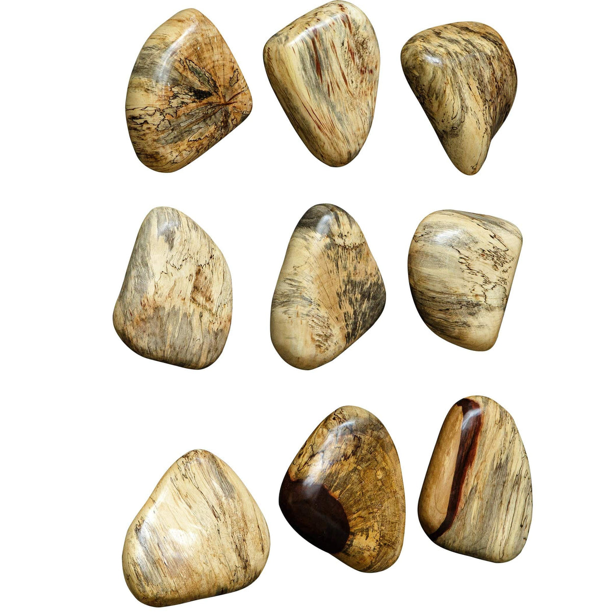 Uttermost Accessories Pebbles Blonde Wood Wall Décor - Set of 9 House of Isabella UK
