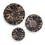 Uttermost Accessories Peonia Outdoor Bronze Wall Art Set of 3 House of Isabella UK
