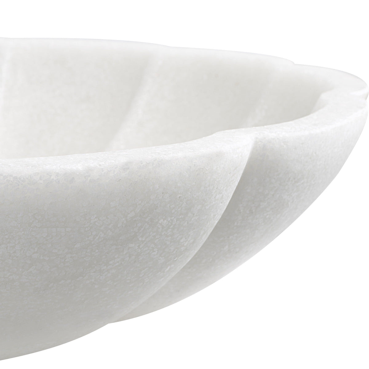 Uttermost Accessories Petal Ivory Ricestone Indoor-Outdoor Bowl House of Isabella UK