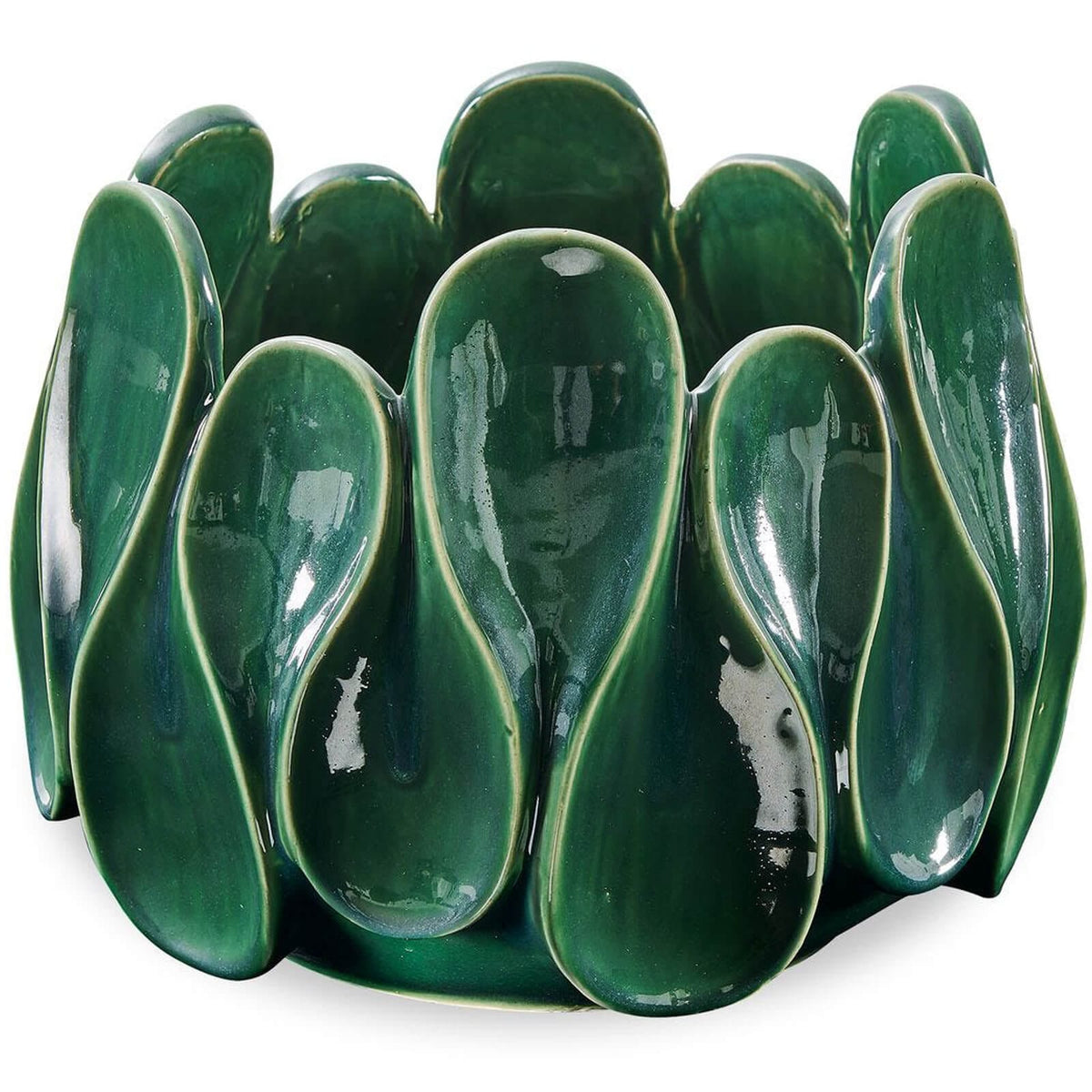 Uttermost Accessories Petal Pinch Indoor-Outdoor Bowl House of Isabella UK
