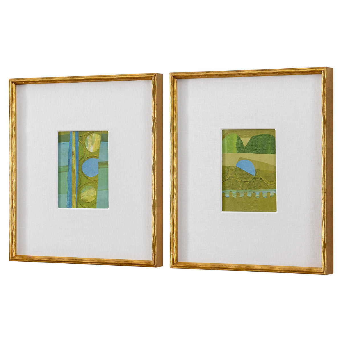 Uttermost Accessories Petite Bijoux Framed Canvases - Lime, S/2 House of Isabella UK