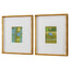 Uttermost Accessories Petite Bijoux Framed Canvases - Lime, S/2 House of Isabella UK