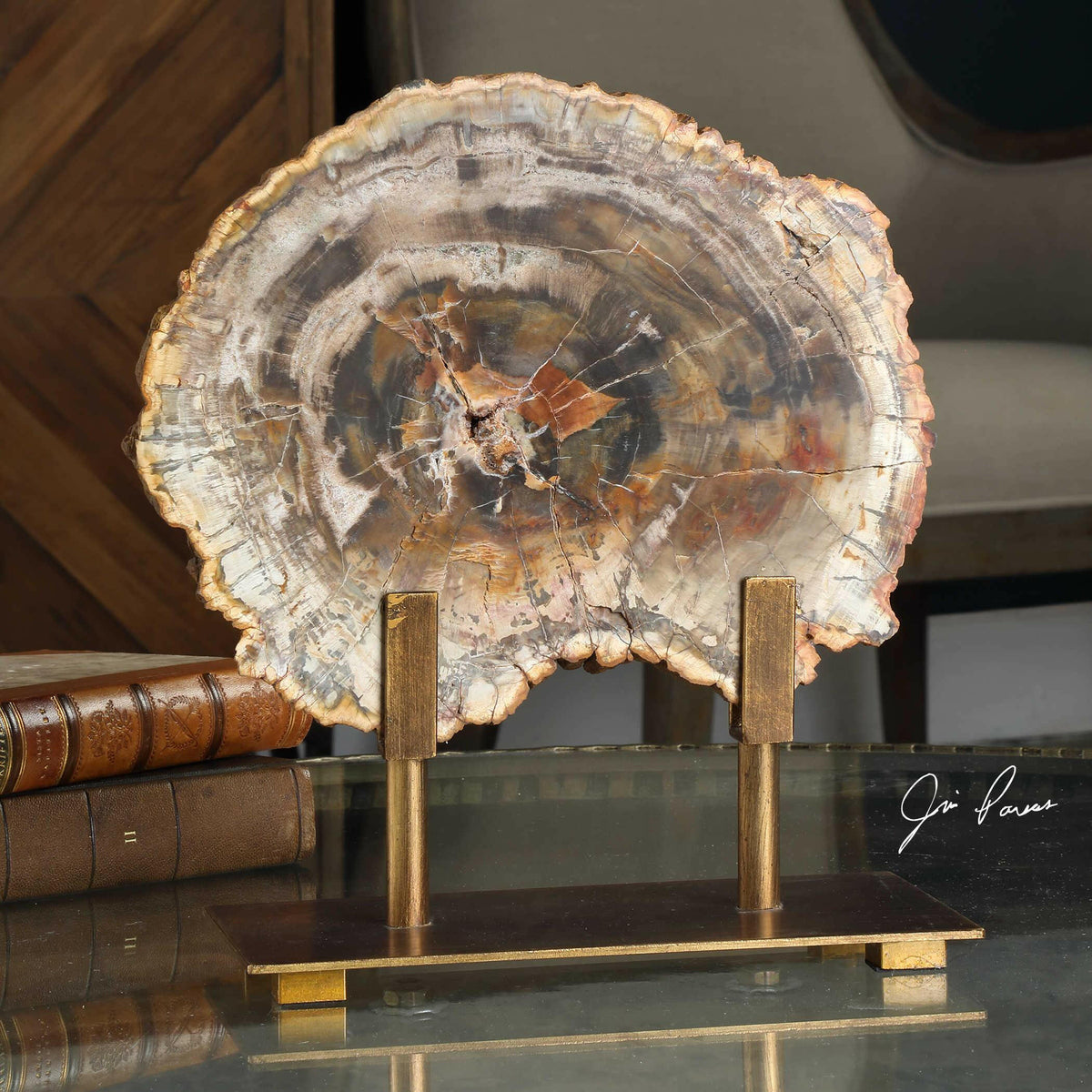 Petrified Wood Sculpture.