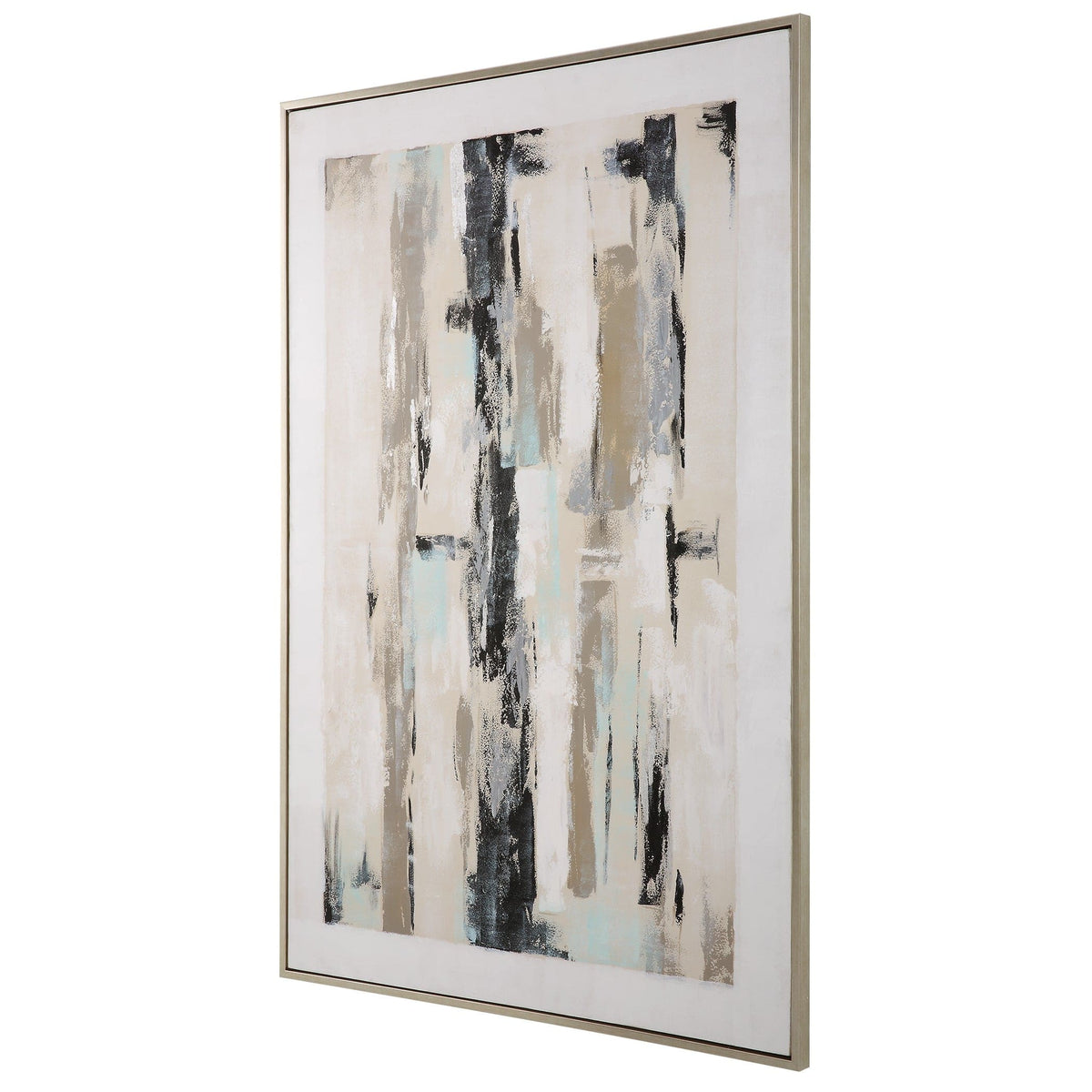 Uttermost Accessories Placidity Hand Painted Abstract Art House of Isabella UK