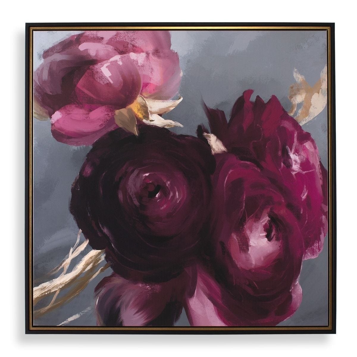 Uttermost Accessories Plum Ranculus Framed Floral Art House of Isabella UK