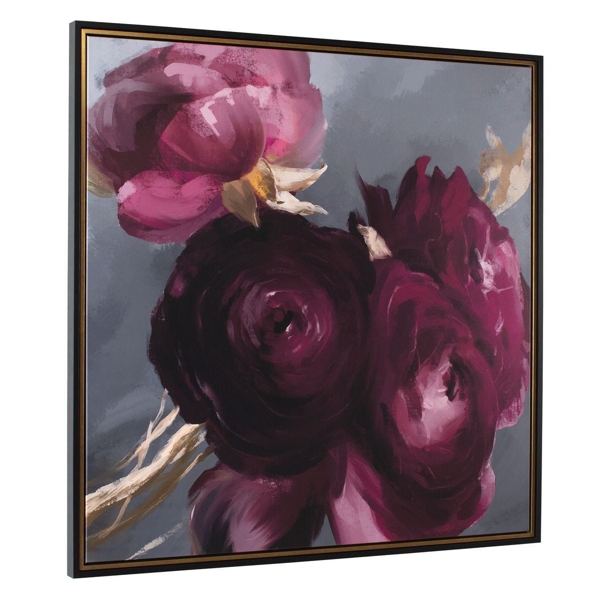 Uttermost Accessories Plum Ranculus Framed Floral Art House of Isabella UK
