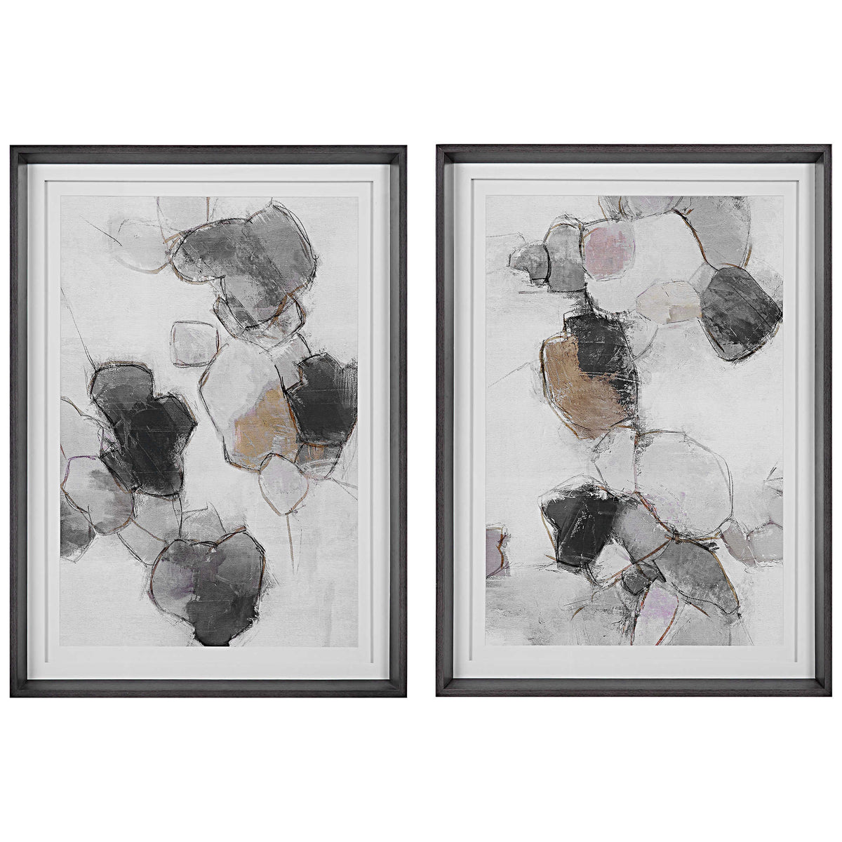 Uttermost Accessories Plunging Pastels Framed Prints, S/2 House of Isabella UK