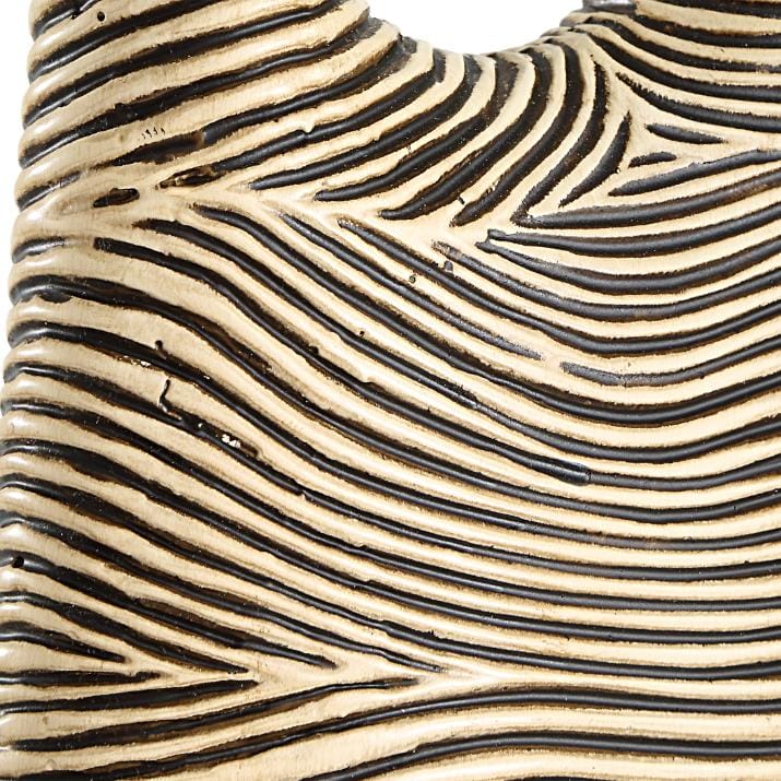 Uttermost Accessories Pochette Ribbed Abstract Sculpture House of Isabella UK