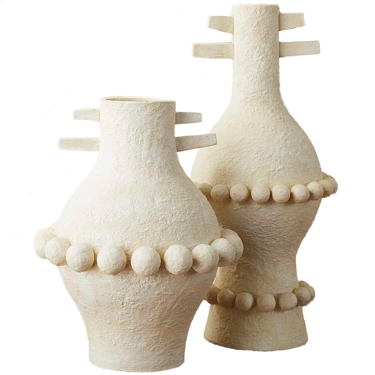 Uttermost Accessories Pom Pom Totem Vases - Set of 2 House of Isabella UK